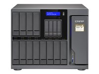 QNAP TS-1677X - Serveur NAS - 16 Baies - SATA 6Gb/s - RAID 0, 1, 5, 6, 10, 50, JBOD, disque de réserve 5, 6 disques de secours, 60, disque de réserve 50, disque de réserve 10, disque de réserve 60 - RAM 8 Go - Gigabit Ethernet / 10 Gigabit Ethernet - iSCSI TS-1677X-1600-8G