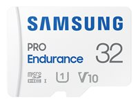 Samsung PRO Endurance MB-MJ32KA - Carte mémoire flash (adaptateur microSDHC - SD inclus(e)) - 32 Go - Video Class V10 / UHS-I U1 / Class10 - microSDHC UHS-I - blanc MB-MJ32KA/EU