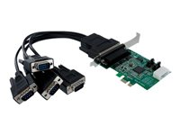 StarTech.com Carte PCI Express avec 4 Ports DB-9 RS232 - Adaptateur PCIe Série - UART 16550 - Adaptateur série - PCIe - RS-232 x 4 PEX4S952