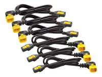 APC - Câble d'alimentation - power IEC 60320 C13 pour IEC 60320 C14 - 10 A - 1.22 m - connecteur à 90° - noir - pour P/N: SCL500RMI1UC, SCL500RMI1UNC, SMTL750RMI2UC, SRT1500RMXLI, SRT1500XLI, SRT2200XLI-KR AP8704R-WW