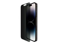Belkin - Protection d'écran pour téléphone portable - verre - avec filtre de confidentialité - à double sens - pour Apple iPhone 14 Pro OVA115ZZ