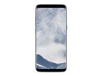 Samsung Galaxy S8 - 4G smartphone - RAM 4 Go / Mémoire interne 64 Go - microSD slot - écran OEL - 5.8" - 2960 x 1440 pixels - rear camera 12 MP - front camera 8 MP - argent arctique SM-G950FZSAXEF