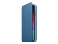 Apple Folio - Protection à rabat pour téléphone portable - cuir - bleu cod cap - pour iPhone XS Max MRX52ZM/A