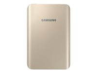 Samsung EB-PA300U - Banque d'alimentation - 3000 mAh - 1000 mA (USB) - sur le câble : Micro-USB - or - pour Galaxy S6, S6 edge EB-PA300UFEGWW