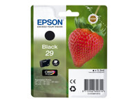Epson 29 - 5.3 ml - noir - originale - emballage coque avec alarme radioélectrique - cartouche d'encre - pour Expression Home XP-235, 245, 247, 332, 335, 342, 345, 432, 435, 442, 445 C13T29814020