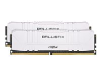 Ballistix - DDR4 - kit - 64 Go: 2 x 32 Go - DIMM 288 broches - 3200 MHz / PC4-25600 - CL16 - 1.35 V - mémoire sans tampon - non ECC - blanc BL2K32G32C16U4W