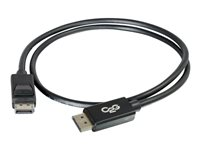 C2G 5m DisplayPort Cable with Latches 8K UHD M/M - 4K - Black - Câble DisplayPort - DisplayPort (M) pour DisplayPort (M) - 5 m - verrouillé - noir 84403