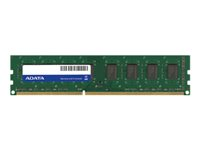 ADATA Premier Series - DDR3 - 4 Go - DIMM 240 broches - 1600 MHz / PC3-12800 - CL11 - 1.5 V - mémoire sans tampon - non ECC AD3U1600W4G11-S