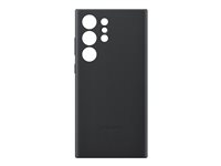 Samsung EF-VS918 - Coque de protection pour téléphone portable - cuir véritable - noir - pour Galaxy S23 Ultra EF-VS918LBEGWW