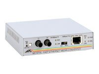 Allied Telesis AT MC101XL - Convertisseur de média à fibre optique - 10Mb LAN - 100Base-FX, 100Base-TX - RJ-45 / ST multi-mode - jusqu'à 2 km - 1310 nm AT-MC101XL-60