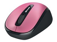Microsoft Wireless Mobile Mouse 3500 - Souris - droitiers et gauchers - optique - 3 boutons - sans fil - 2.4 GHz - récepteur sans fil USB - magenta GMF-00277