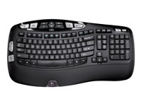 Logitech Wireless Keyboard K350 - Clavier - sans fil - 2.4 GHz - français - OEM 920-004482