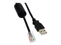 StarTech.com 6 ft Smart UPS Replacement USB Cable AP9827 - USB cable - USB (M) to RJ-45 (10 pin) (M) - 6 ft - black - USBUPS06 - Câble USB - USB (M) pour RJ-45 (10 broches) (M) - 1.8 m - noir USBUPS06