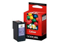 Lexmark Cartridge No. 41A - Couleur (cyan, magenta, jaune) - original - cartouche d'encre - pour Lexmark X4850, X4875, X4950, X4975, X4975ve, X6570, X6575, X7550, X7675, X9575, Z1520 18Y0341E