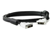 HP DVI to DVI Cable - Câble DVI - liaison simple - DVI-D (M) pour DVI-D (M) - 2 m - pour Elite Slice G2; EliteDesk 705 G5; EliteOne 800 G5; ProDesk 40X G4; Workstation Z1 G5 DC198A