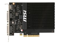 MSI GT 710 2GD3H H2D - Carte graphique - GF GT 710 - 2 Go DDR3 - PCIe 2.0 x8 - 2 x DVI, Mini-HDMI GT 710 2GD3H H2D