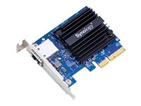 Synology E10G18-T1 - Adaptateur réseau - PCIe 3.0 x4 profil bas - 10Gb Ethernet x 1 - pour Disk Station DS1618; RackStation RS1219, RS2418, RS2818, RS3618, RS818 E10G18-T1
