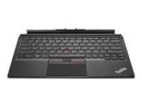 Lenovo ThinkPad X1 Tablet Thin Keyboard - Clavier - avec ClickPad, Trackpoint - rétro-éclairé - US International - noir minuit - pour 100e Chromebook (2nd Gen) MTK; 14; 14e Chromebook; ThinkPad X1 Tablet (2nd Gen) 4X30L07481