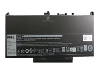 Dell Primary Battery - Batterie de portable - Lithium Ion - 4 cellules - 55 Wh - pour Latitude E7270, E7470 DELL-451-BBSY