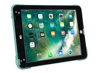 Targus SafePORT Rugged - Boîtier de protection pour tablette - robuste - polycarbonate durci, polyuréthanne thermoplastique (TPU) - teal - 9.7" - pour Apple 9.7-inch iPad (5ème génération, 6ème génération); 9.7-inch iPad Pro; iPad Air 2 THD20005GL