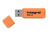 Integral Neon - Clé USB - 8 Go - USB 3.0 - orange INFD8GBNEONOR3.0