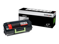 Lexmark 520HA - À rendement élevé - noir - original - cartouche de toner LCCP - pour Lexmark MS810de, MS810dn, MS810dtn, MS810n 52D0HA0
