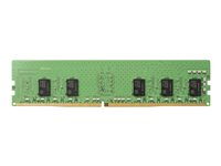 HP - DDR4 - module - 8 Go - DIMM 288 broches - 2666 MHz / PC4-21300 - 1.2 V - mémoire sans tampon - non ECC - promo - pour Workstation Z2 G4 (non-ECC), Z4 G4 (non-ECC) 3PL81AT