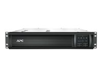 APC Smart-UPS 750 LCD - Onduleur (rack-montable) - CA 120 V - 500 Watt - 750 VA - RS-232, USB - connecteurs de sortie : 6 - 2U - noir SMT750RM2U