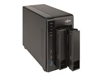 Fujitsu CELVIN NAS QE707 - Serveur NAS - 2 Baies - 8 To - SATA 6Gb/s - HDD 4 To x 2 - RAID 0, 1, JBOD - RAM 1 Go - Gigabit Ethernet - iSCSI VFY:QE707XX040E1
