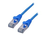 MCL Samar - Câble de réseau - RJ-45 (M) pour RJ-45 (M) - 2 m - blindé - CAT 6 - bleu FCC6BM-2M/B