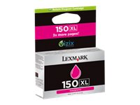 Lexmark Cartridge No. 150XL - À rendement élevé - magenta - original - cartouche d'encre LCCP, LRP - pour Lexmark Pro715, Pro915, S315, S415, S515 14N1616E