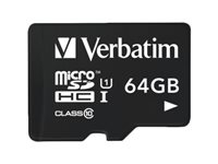 Verbatim Tablet - Carte mémoire flash - 64 Go - Class 10 - microSDXC UHS-I 44060