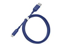 OtterBox Standard - Câble USB - 24 pin USB-C (M) pour USB (M) - USB 2.0 - 3 A - 1 m - bleu cobalt 78-52662