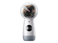 Samsung GALAXY Gear 360 (2017) - 360° caméra de poche - 4K / 24 pi/s - 8.4 MP - Wi-Fi, Bluetooth - blanc SM-R210NZWAXEF