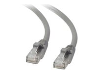 C2G - Cordon de raccordement - RJ-45 (M) pour RJ-45 (M) - 2 m - UTP - CAT 5e - démarré, sans crochet - gris 82450