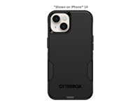 OtterBox Commuter Series - Coque de protection pour téléphone portable - compatibilité avec MagSafe - polycarbonate, caoutchouc synthétique - noir - pour Apple iPhone 15 Pro Max 77-92590