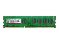 Transcend - DDR3 - module - 8 Go - DIMM 240 broches - 1333 MHz / PC3-10600 - CL9 - 1.5 V - mémoire sans tampon - non ECC - pour ASUS MAXIMUS V FORMULA, MAXIMUS V FORMULA/ THUNDERFX; Dell OptiPlex 90XX; Gigabyte GA-E350 TS1GLK64V3H