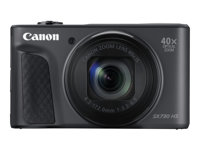 Canon PowerShot SX730 HS - Appareil photo numérique - compact - 20.3 MP - 1080p / 60 pi/s - 40x zoom optique - Wi-Fi, NFC, Bluetooth - noir 1791C002