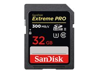 SanDisk Extreme Pro - Carte mémoire flash - 32 Go - UHS-II U3 / Class10 - 1733x/2000x - SDHC UHS-II SDSDXPK-032G-GN4IN