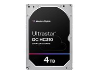 WD Ultrastar DC HC310 HUS726T4TALS201 - Disque dur - chiffré - 4 To - interne - 3.5" - SAS 12Gb/s - 7200 tours/min - mémoire tampon : 256 Mo - TCG Encryption 0B36017