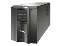 APC Smart-UPS 1000 LCD - Onduleur - CA 230 V - 700 Watt - 1000 VA - RS-232, USB - connecteurs de sortie : 8 - noir SMT1000I