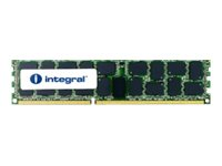 Integral - DDR3 - 8 Go - DIMM 240 broches - 1333 MHz / PC3-10600 - CL9 - 1.35 V - mémoire enregistré - ECC IN3T8GRZBIX4LV