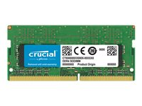 Crucial - DDR4 - module - 16 Go - SO DIMM 260 broches - 3200 MHz / PC4-25600 - CL22 - 1.35 V - mémoire sans tampon - non ECC CT16G4SFD832A