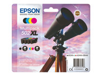 Epson 502XL Multipack - Pack de 4 - XL - noir, jaune, cyan, magenta - original - blister - cartouche d'encre - pour Expression Home XP-5100, 5105, 5150, 5155; WorkForce WF-2860, 2865, 2880, 2885 C13T02W64010