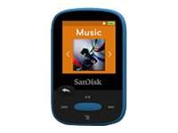 SanDisk Clip Sport - Lecteur numérique - 8 Go - bleu SDMX24-008G-G46B