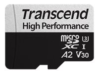 Transcend High Performance 330S - Carte mémoire flash - 64 Go - A2 / Video Class V30 / UHS-I U3 - microSDXC UHS-I TS64GUSD330S