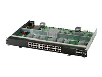 HPE Aruba 6400 - Module d'extension - 10Gb Ethernet x 24 + 1Gb Ethernet/10Gb Ethernet/25Gb Ethernet/50Gb Ethernet SFP56 x 4 - pour HPE Aruba 6405, 6405 48SFP+, 6405 96G, 6410 R0X42A