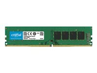 Crucial - DDR4 - module - 16 Go - DIMM 288 broches - 3200 MHz / PC4-25600 - CL22 - 1.2 V - mémoire sans tampon - non ECC CT16G4DFD832A