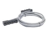 APC Data Distribution Cable - Câble de réseau - RJ-45 (F) pour RJ-45 (F) - 2.1 m - UTP - CAT 5e - colonne montante - gris DDCC5E-007