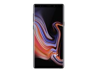 Samsung Galaxy Note9 - 4G smartphone - double SIM - RAM 6 Go / Mémoire interne 128 Go - microSD slot - écran OEL - 6.4" - 2960 x 1440 pixels - 2x caméras arrière 12 MP, 12 MP - front camera 8 MP - noir profond SM-N960FZKDXEF